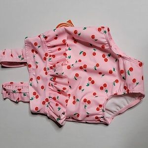 Baby girls one piece swim suit
